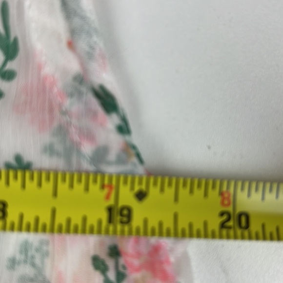 Nwt America & Beyond Sheer Maxi Floral Cover-up Dress - Picture 4 of 8